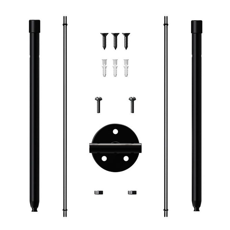 001 Hanging Flower Pots Wall-Mounted Planter Rod with Detachable Baskets (Set of 2) 001 Hanging Flower Pots Wall-Mounted Planter Rod with Detachable Baskets (Set of 2)